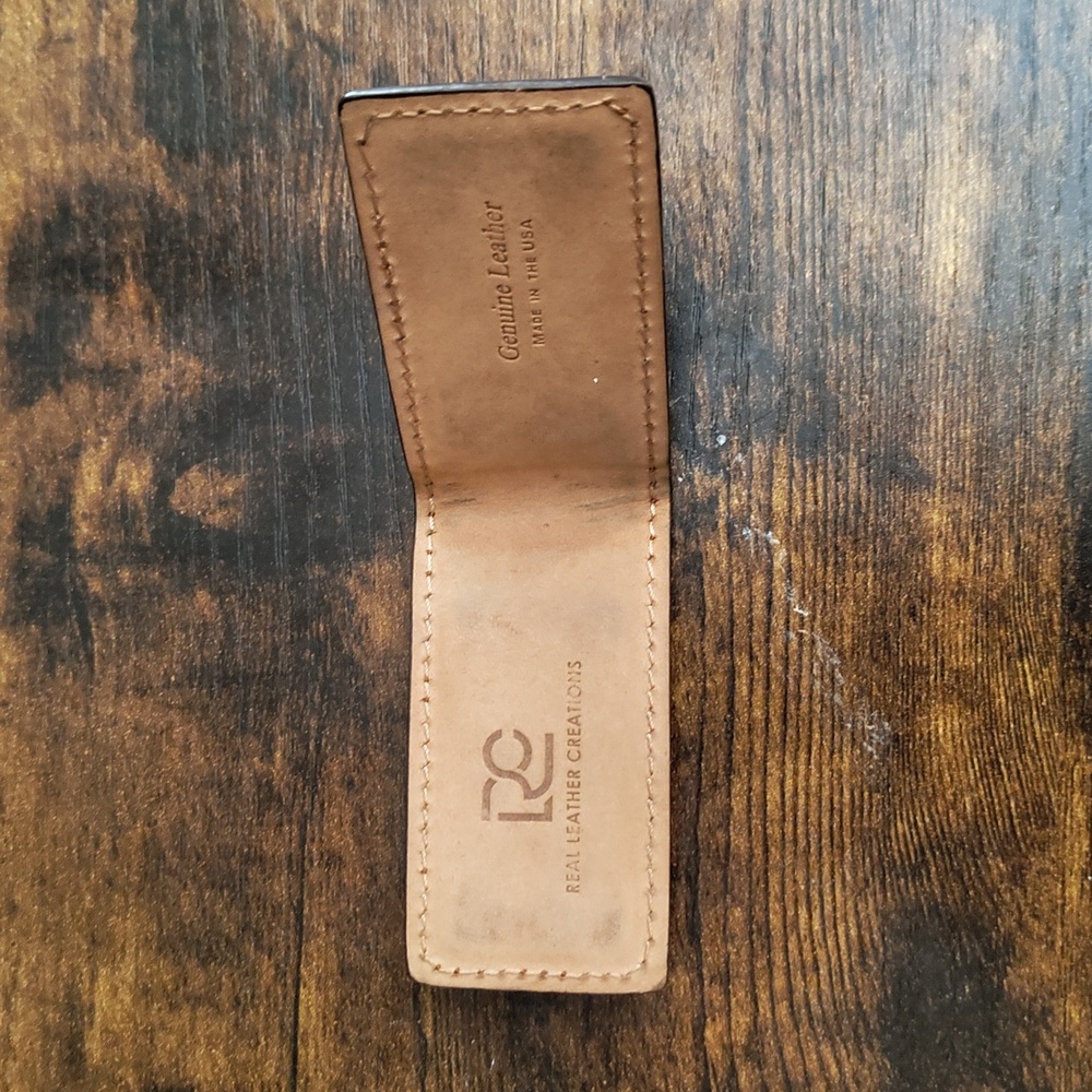 Real Leather Creations Money Clip
